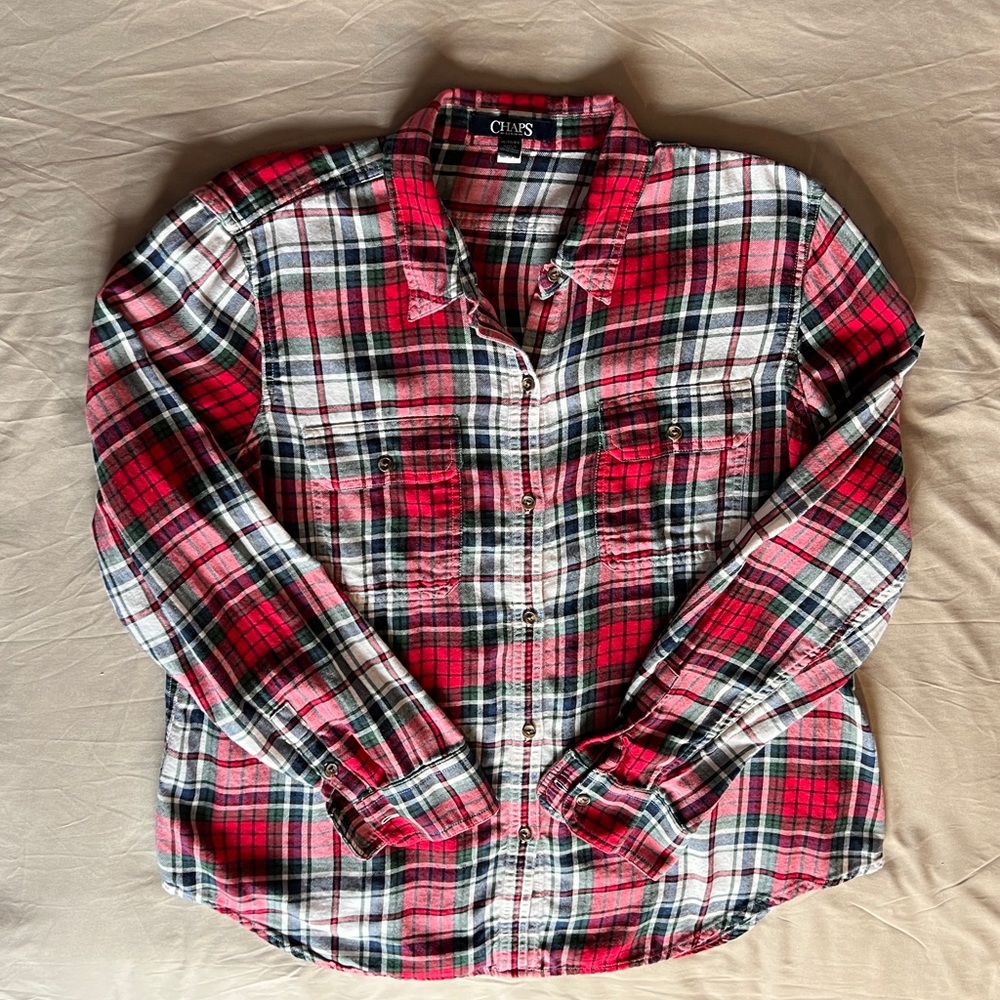 Chaps Women’s Button Front Blouse